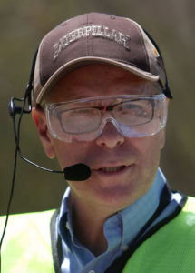 Rick Rathe, manager new ventures, at the Caterpillar Proving Grounds